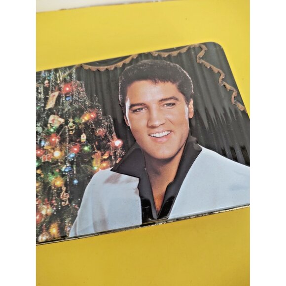 Russell Stover Elvis Presley Collectible  Christmas candy tins 1997 & 1998 - Picture 6 of 14